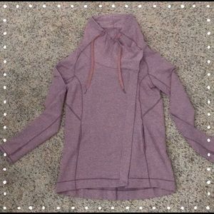 Coast Easy Wrap : Heathered Misty Merlot size 4